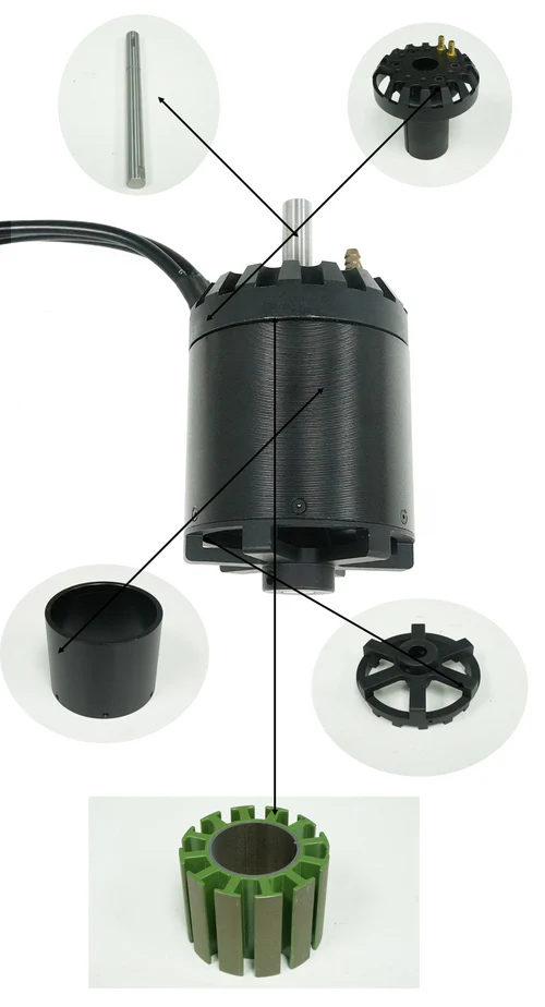 8kw Brushless Motor with Watercooling System MP83100