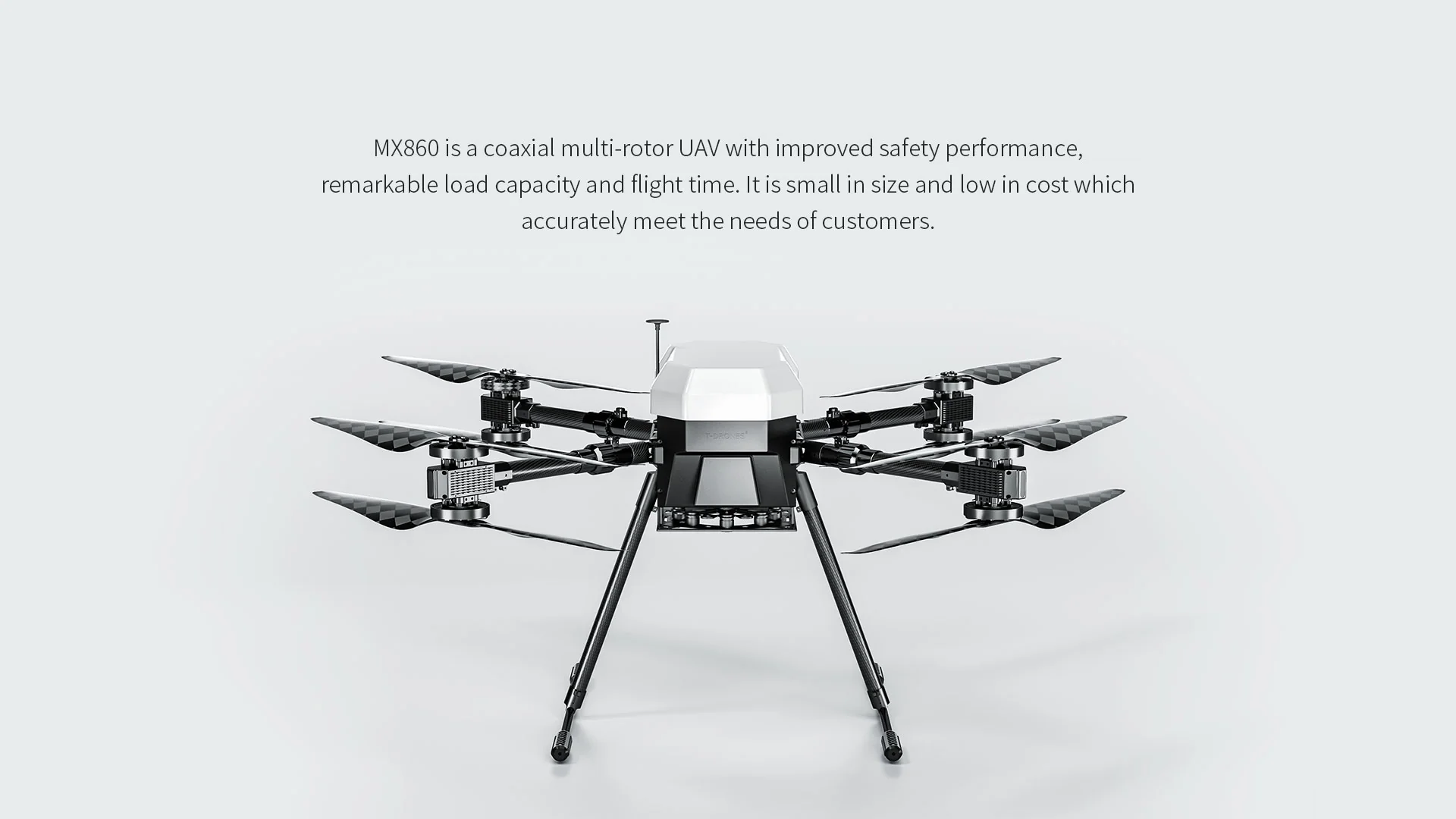 T-Motor MX860 Coaxial Multi-rotor UAV Drone Heavy Payload