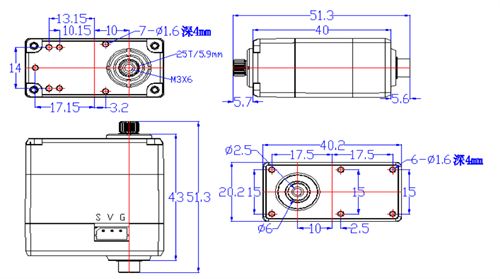 Feetech SCS15 High Torque 6V 15kg Servo Digital Robot Servo