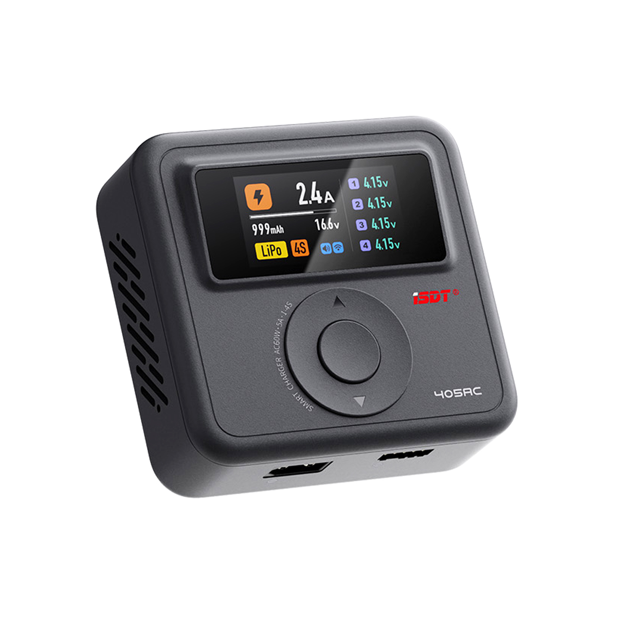 ISDT 405AC Smart Balance Charger GaN 60W AC Charging Small Framework Battery Fast Charging