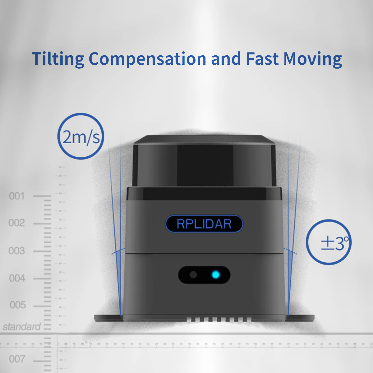 SLAMTEC Mapper M2M3 Laser Mapping Sensor 40m Range 32K High Quality for Robot Navigation Localization Mapping