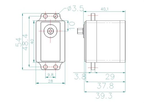 Robot Servo Feetech 12V 30kg High Precision Serial Bus