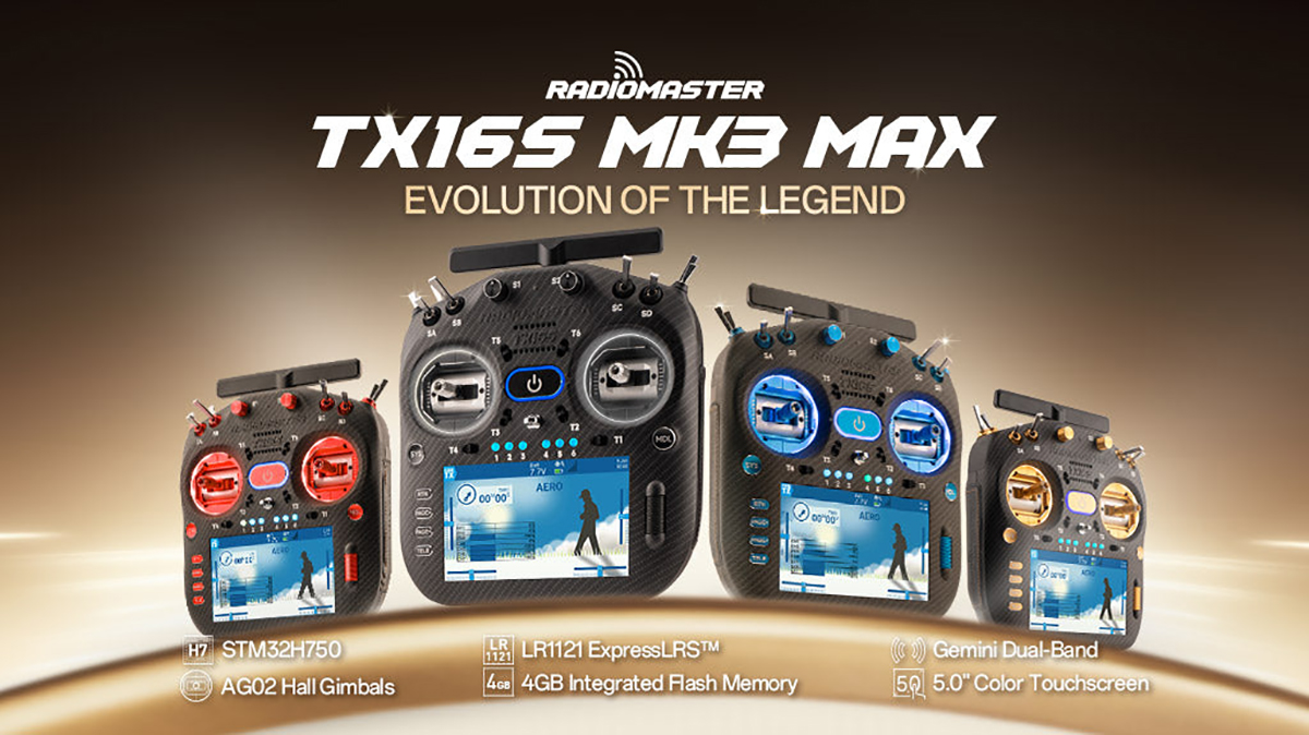 RadioMaster TX16S MK3 MAX Radio Controller 2.4GHz 900MHz