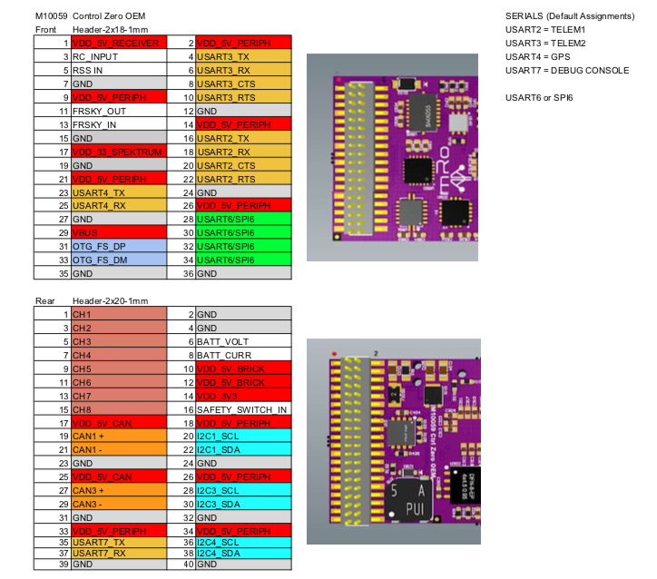 mRo Auto Pilot Control Zero OEM H7