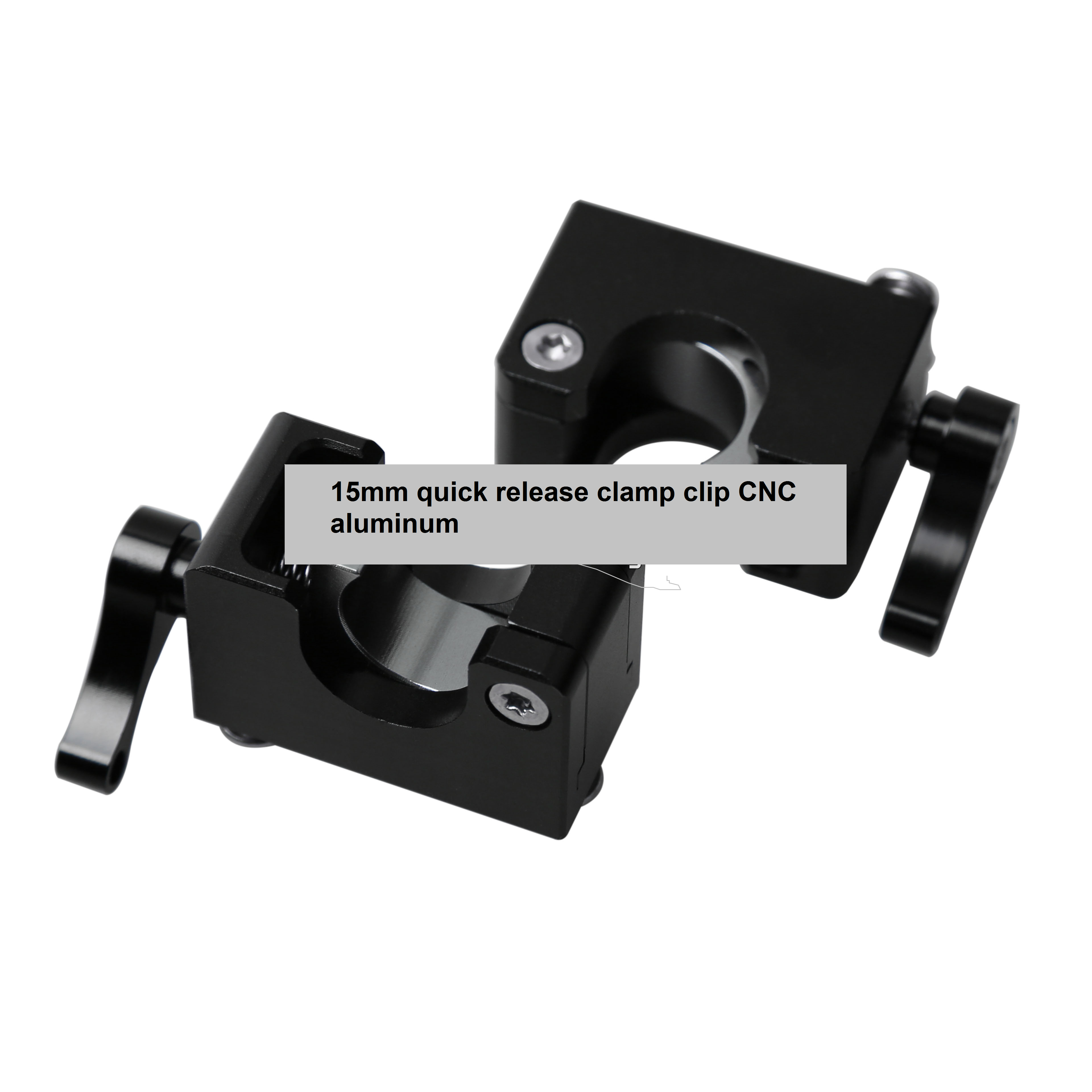 quick release 15mm tube clamp pair