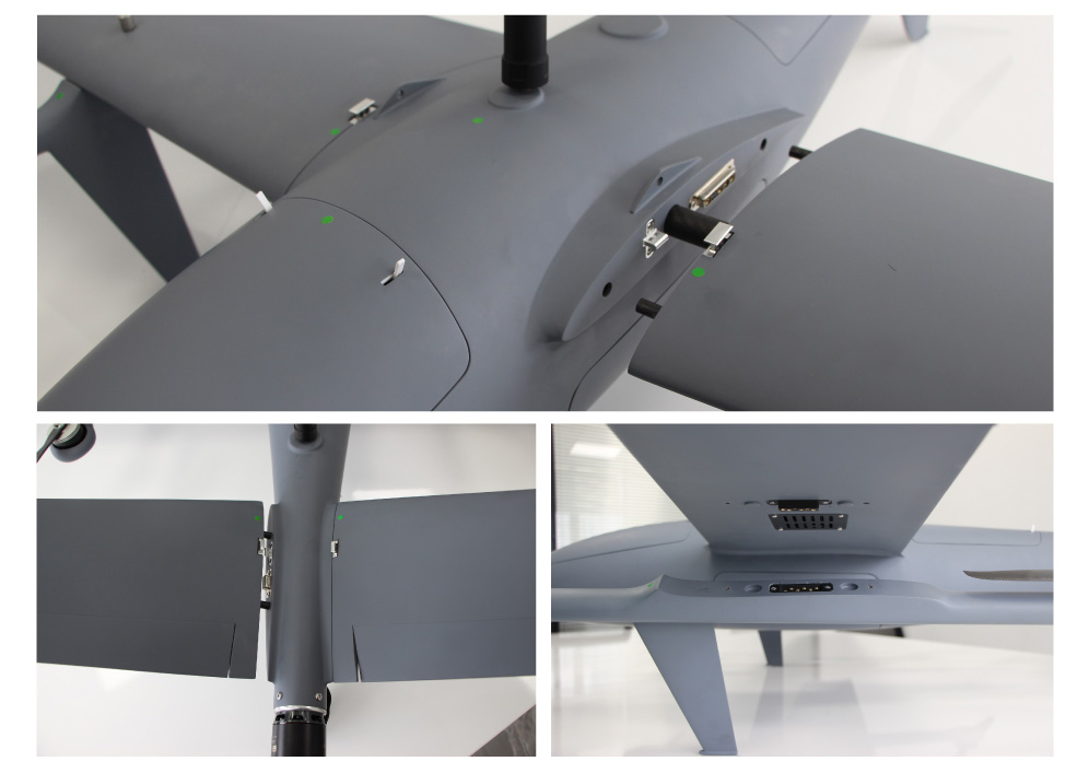long-range VTOL UAV flight time 3 hours and 20 minutes with 1.2kg payload