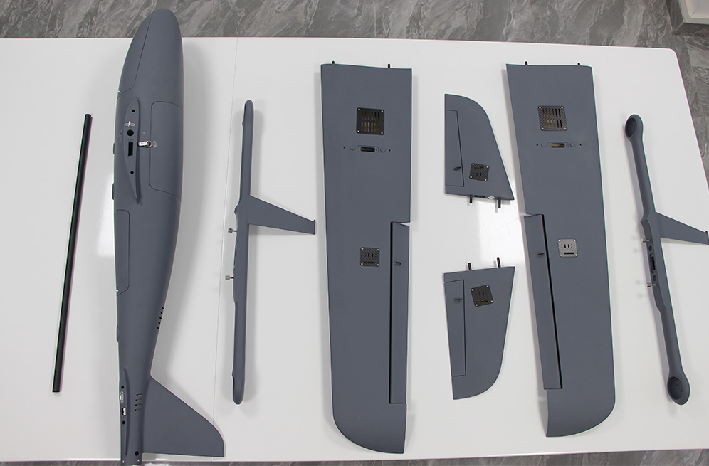 long-range VTOL UAV flight time 3 hours and 20 minutes with 1.2kg payload