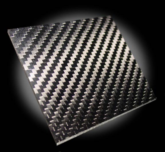 Carbon fiber plate 200mm x 300mm x 3mm Thickness
